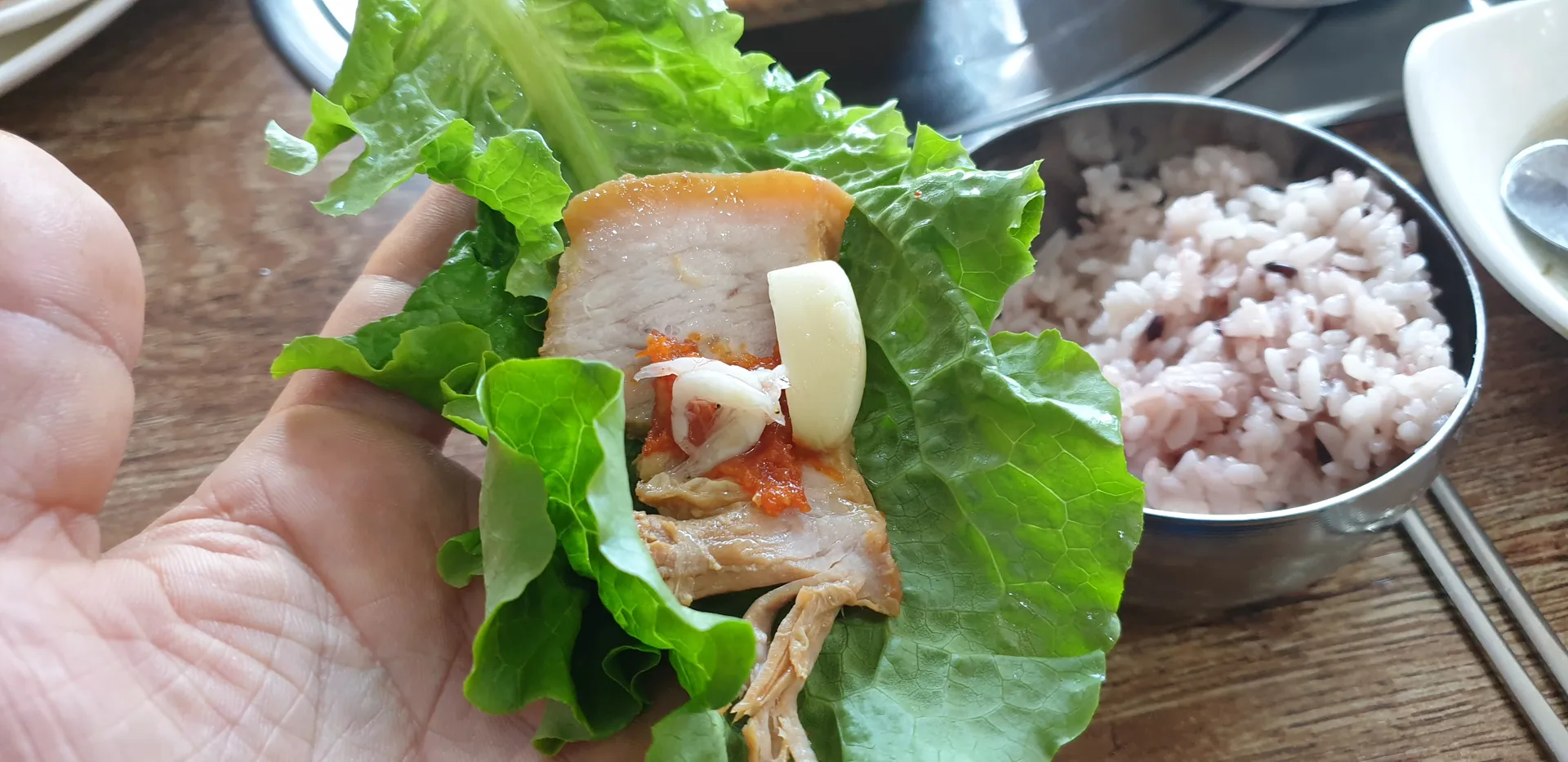 제주방식 돼지수육 '돔베기' 한쌈